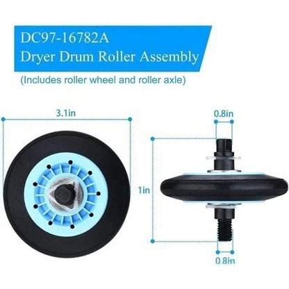 4 Pack Dryer Roller Wheels for Samsung Dryer Models