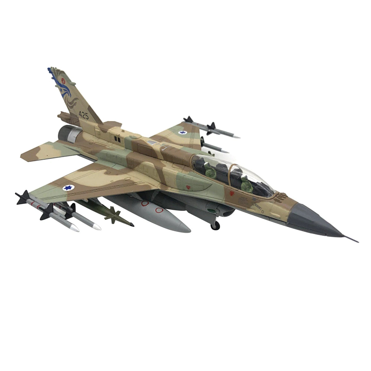 F-16I Fighter Aircraft Model Display for Israeli Air Force (1/72 Scale)