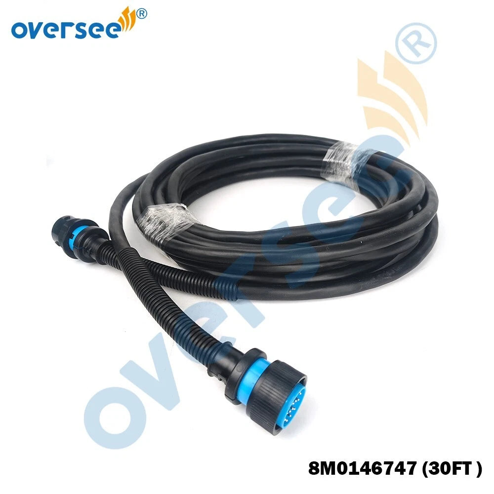 30FT Low Loss Data Cable Harness for Mercury Outboard (8M0146747)