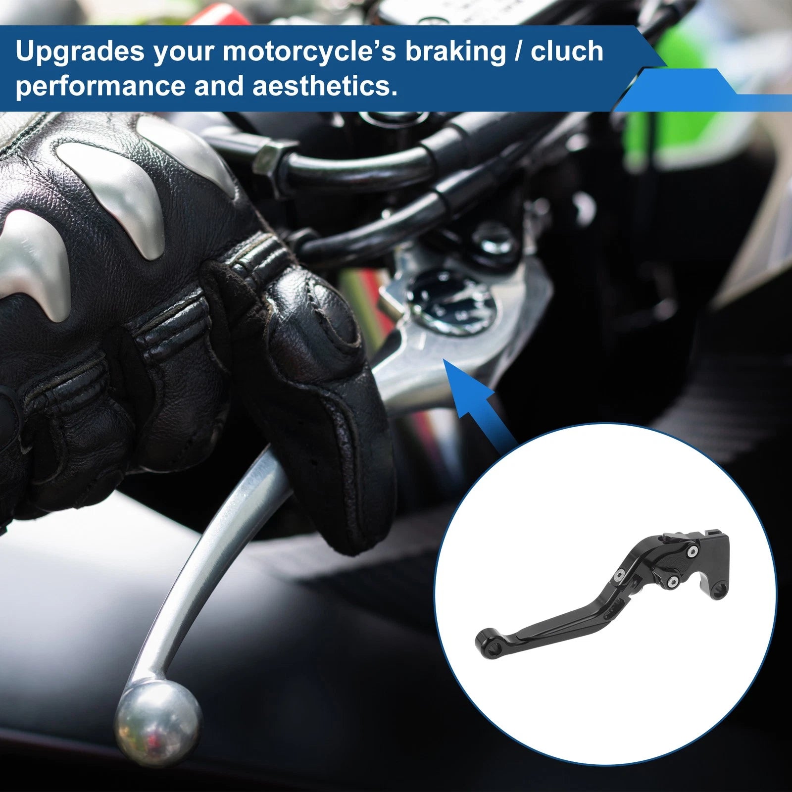 Adjustable Brake Clutch Levers for Yamaha YZF R1 (2009–2014) - Solid Black