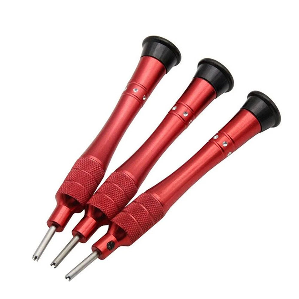 3-Piece Red Steel Star Screwdriver Set for Richard Mille Watch