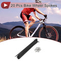 Bicycle Spokes 181mm 304 Stainless Steel Replacement Set for 26 Inch Wheel