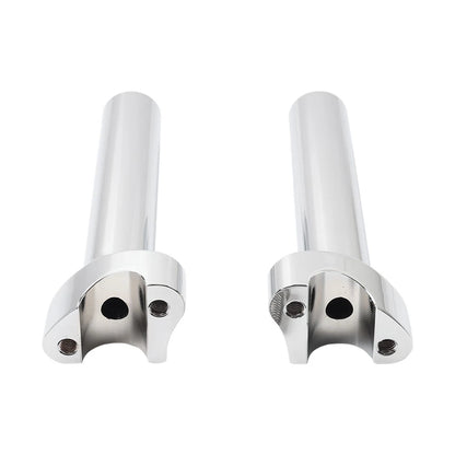 2X 6.5" Straight Handlebar Risers for Harley Dyna Low Rider