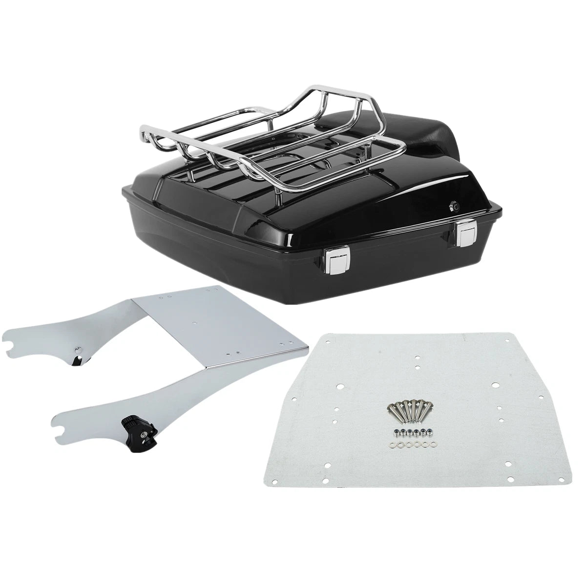 Trunk Backrest Mount Rack Plate for Harley Electra Glide (1997–2008)