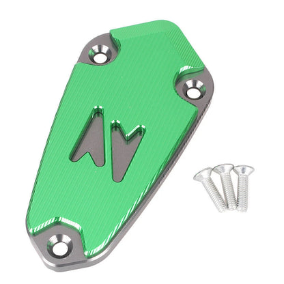 Front Brake Fluid Reservoir Cover for Kawasaki Z1000 (2010–2017) - Green Cap