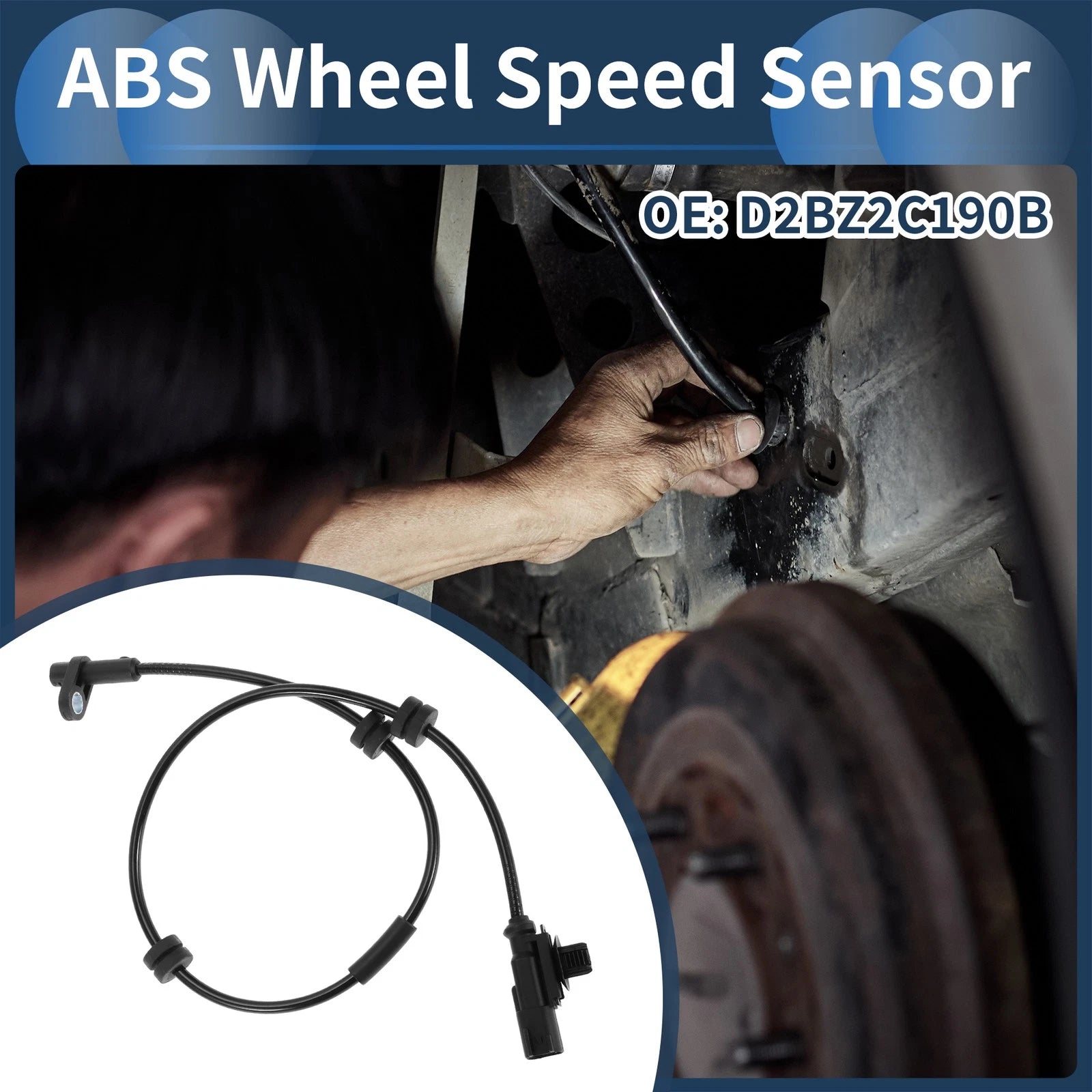 ABS Wheel Speed Sensor Replacement for Ford Fiesta Rear (2011–2019)