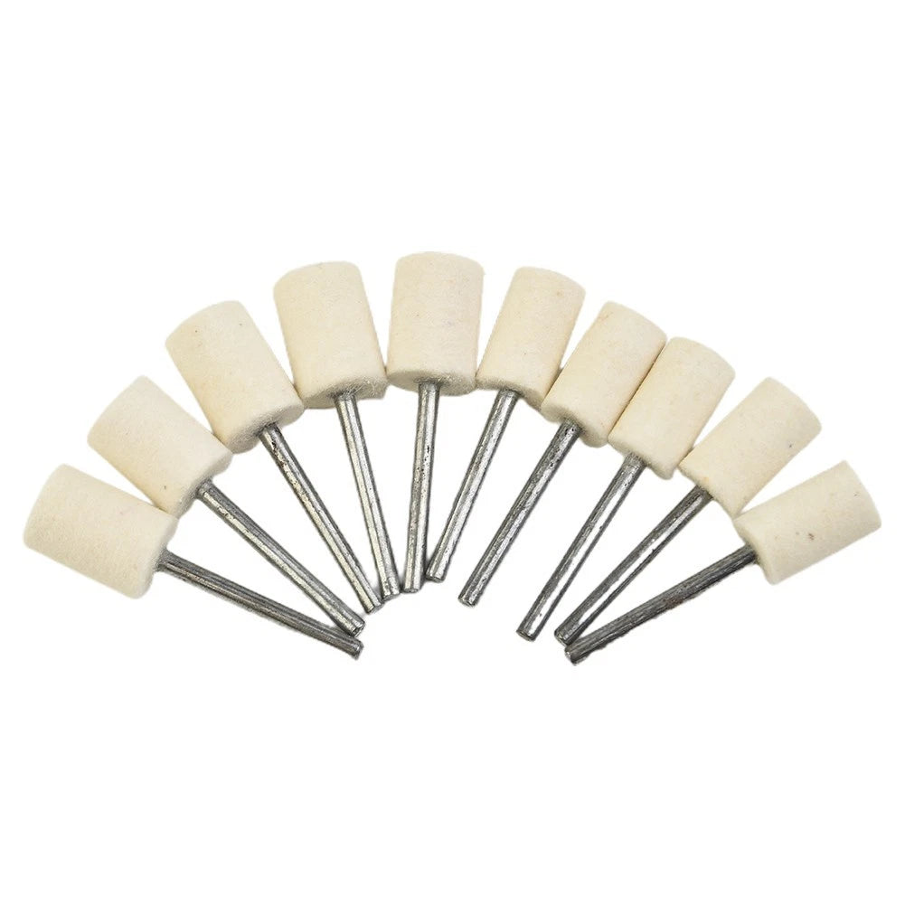 Felt Buffing Wheels Set for Automotive Polishing Assembly