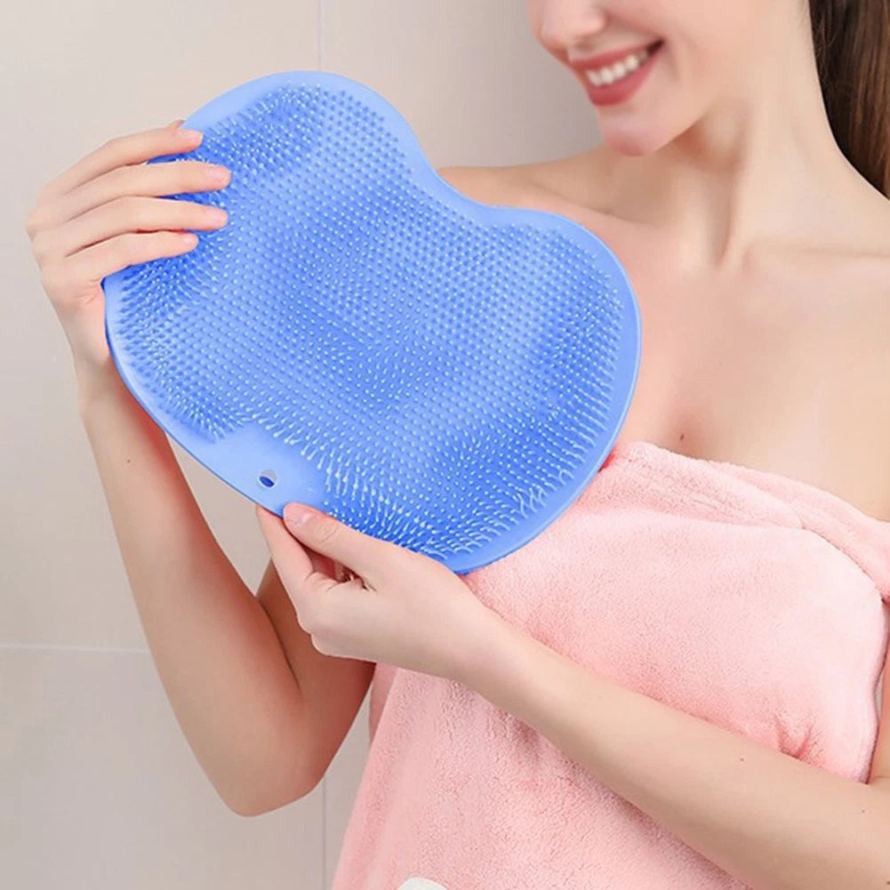 Extended Back Scrubber and Foot Brush for Deep Cleaning and Relaxation