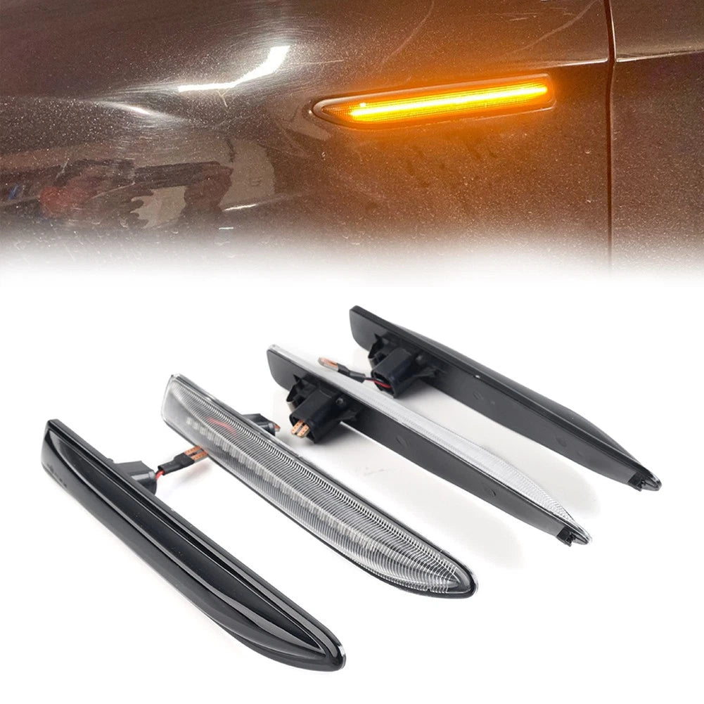 2X LED Dynamic Side Marker Lights for Ford Mondeo Mk4 (2007–2015)