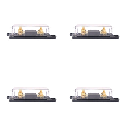 4 Piece Fuse Holder Kit for Car Audio (50A, 60A, 80A)