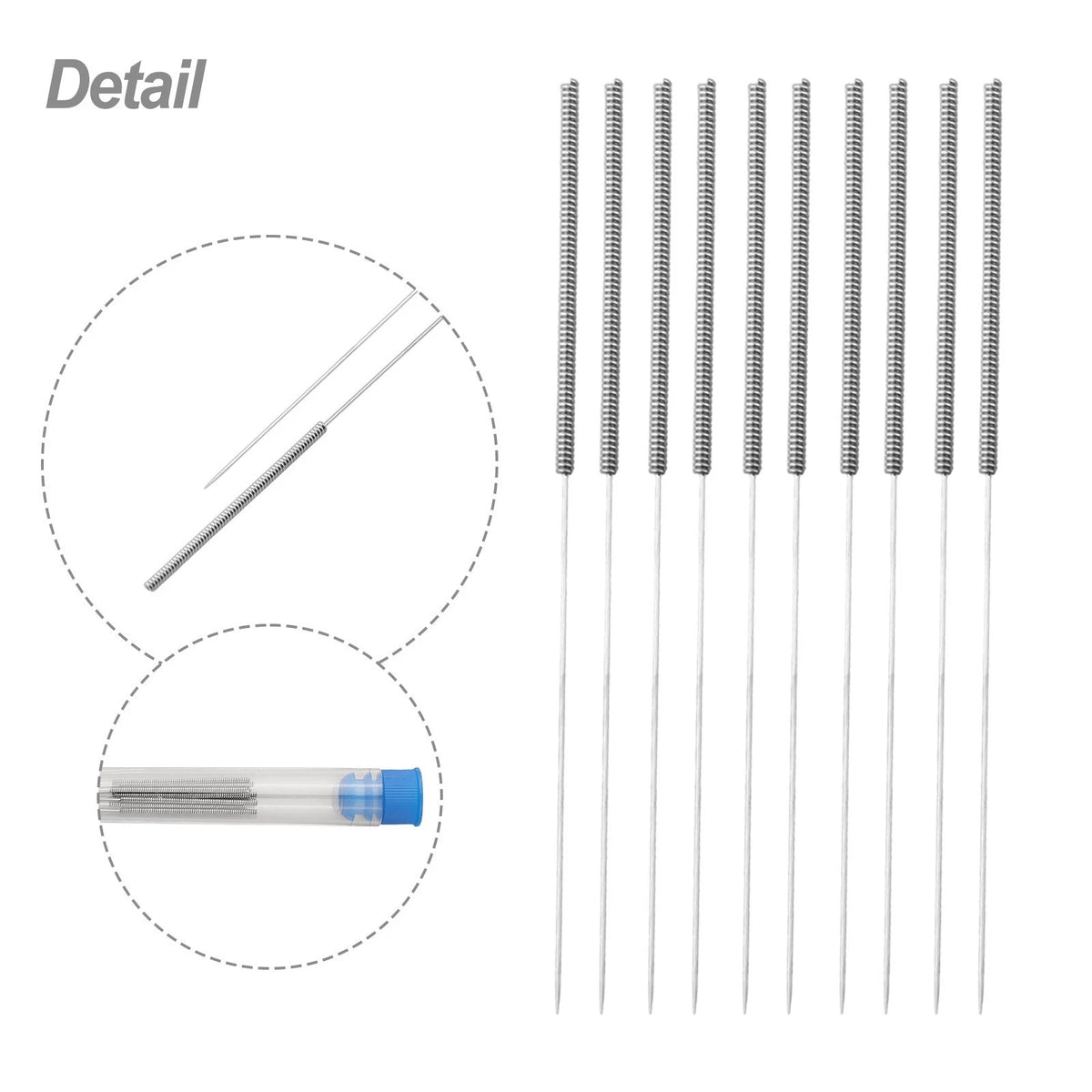 10x Nozzle Cleaning Needles for 3D Printer 0.2mm
