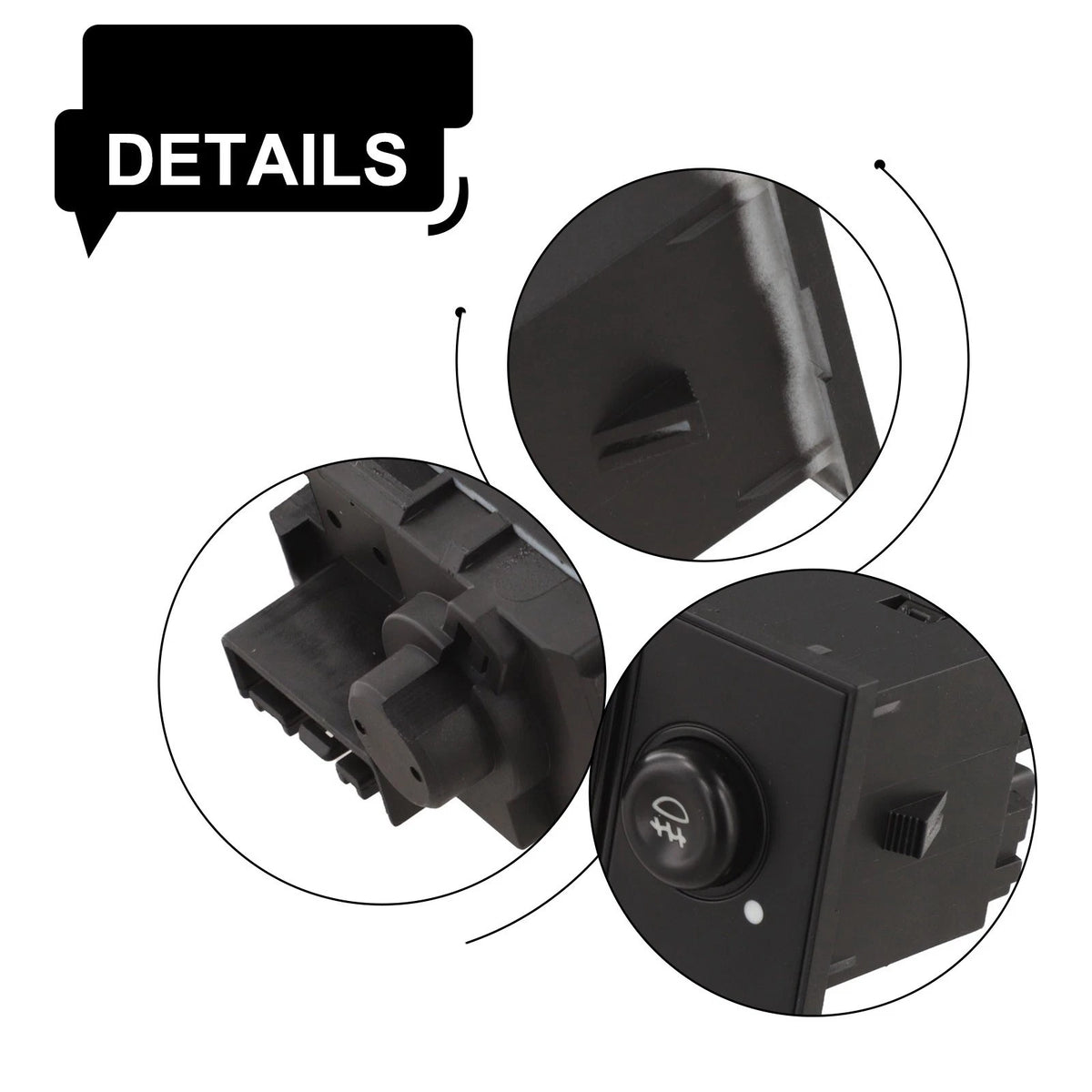 Rear Wiper Switch Fog Light Control for Chevy Suburban (2003–2006)