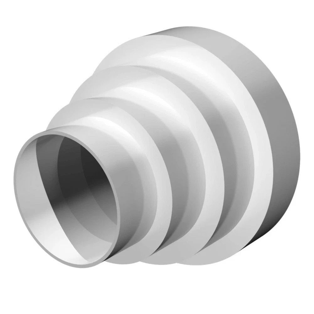 Air Duct Reducer Connector for Extractor Fans (Multiple Sizes)
