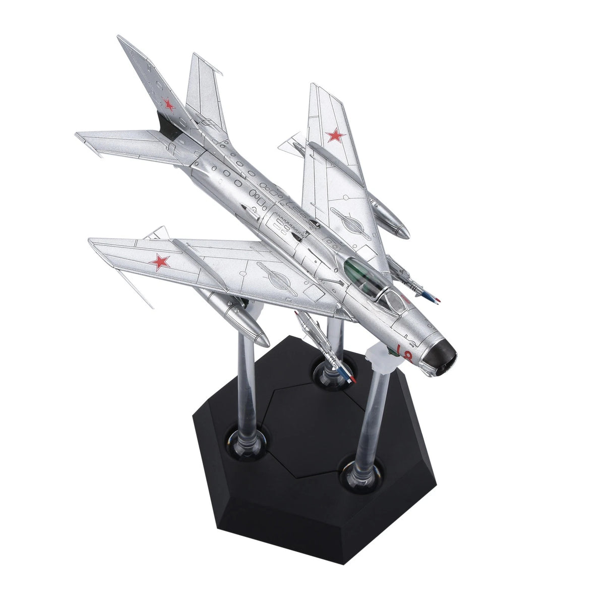 Mikoyan MIG-19PM Fighter Model Toy (1:72 Scale)