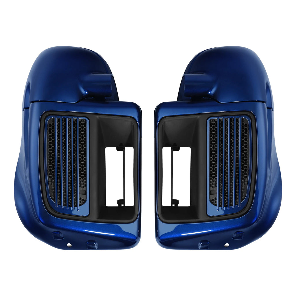 Lower Vented Fairings for Harley Electra Glide (2014–2024) - Superior Blue