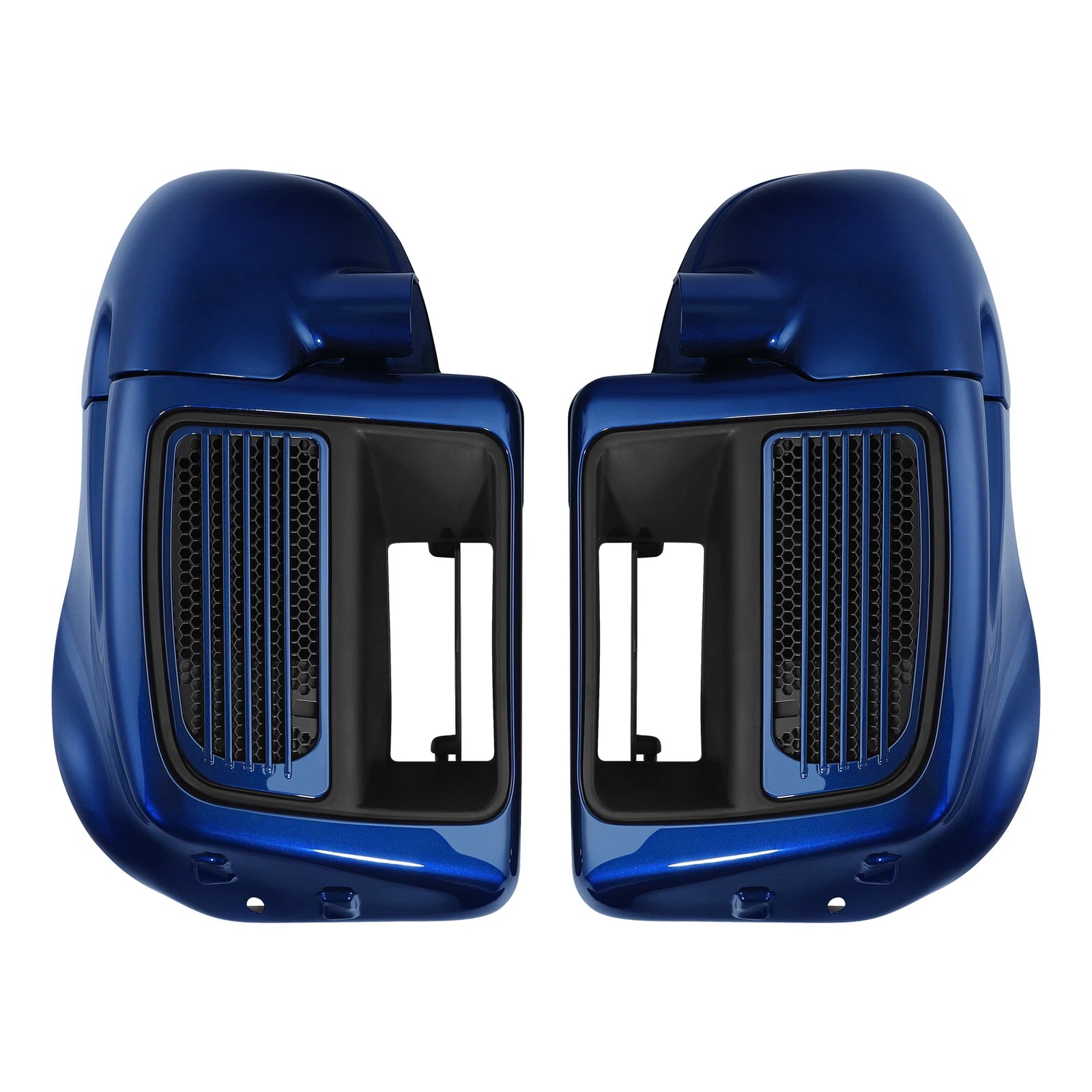 Lower Vented Fairings for Harley Electra Glide (2014–2024) - Superior Blue