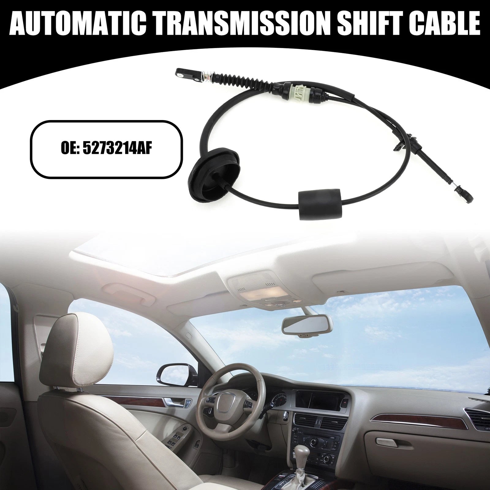Gear Shift Control Cable Replacement for Chrysler 200 (2011–2014)