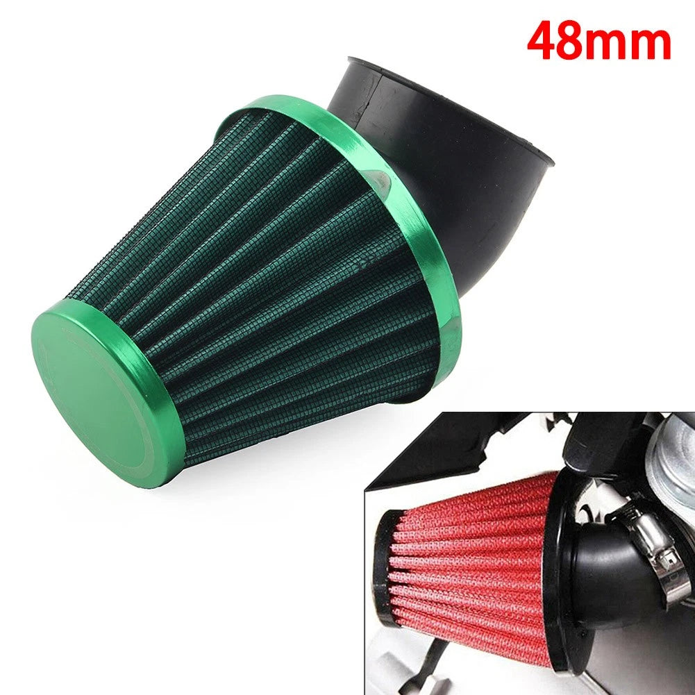 Air Intake Filter Cleaner for Universal Vehicles (48mm) Rubber Bend Inlet