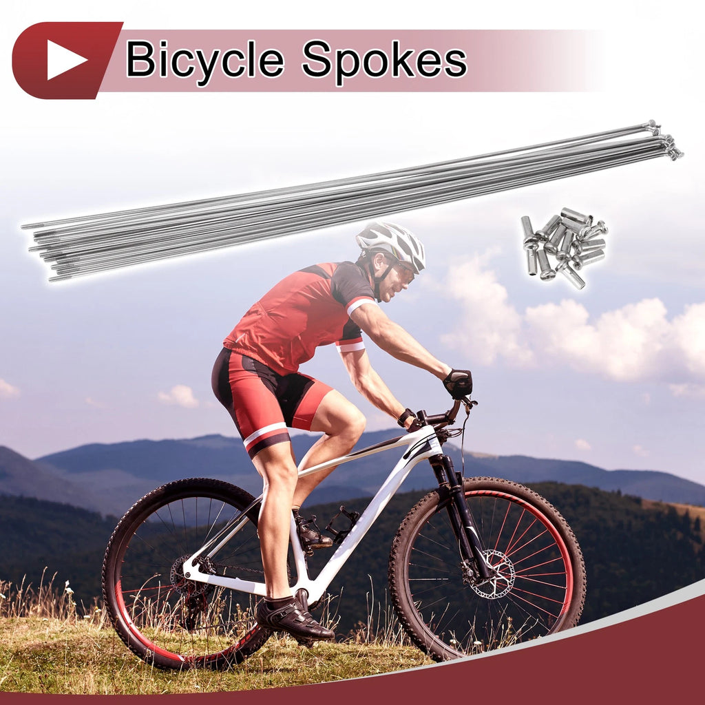 14G Bicycle Wheel Spokes 299mm 304 Stainless Replacement Set for (2005–2015)
