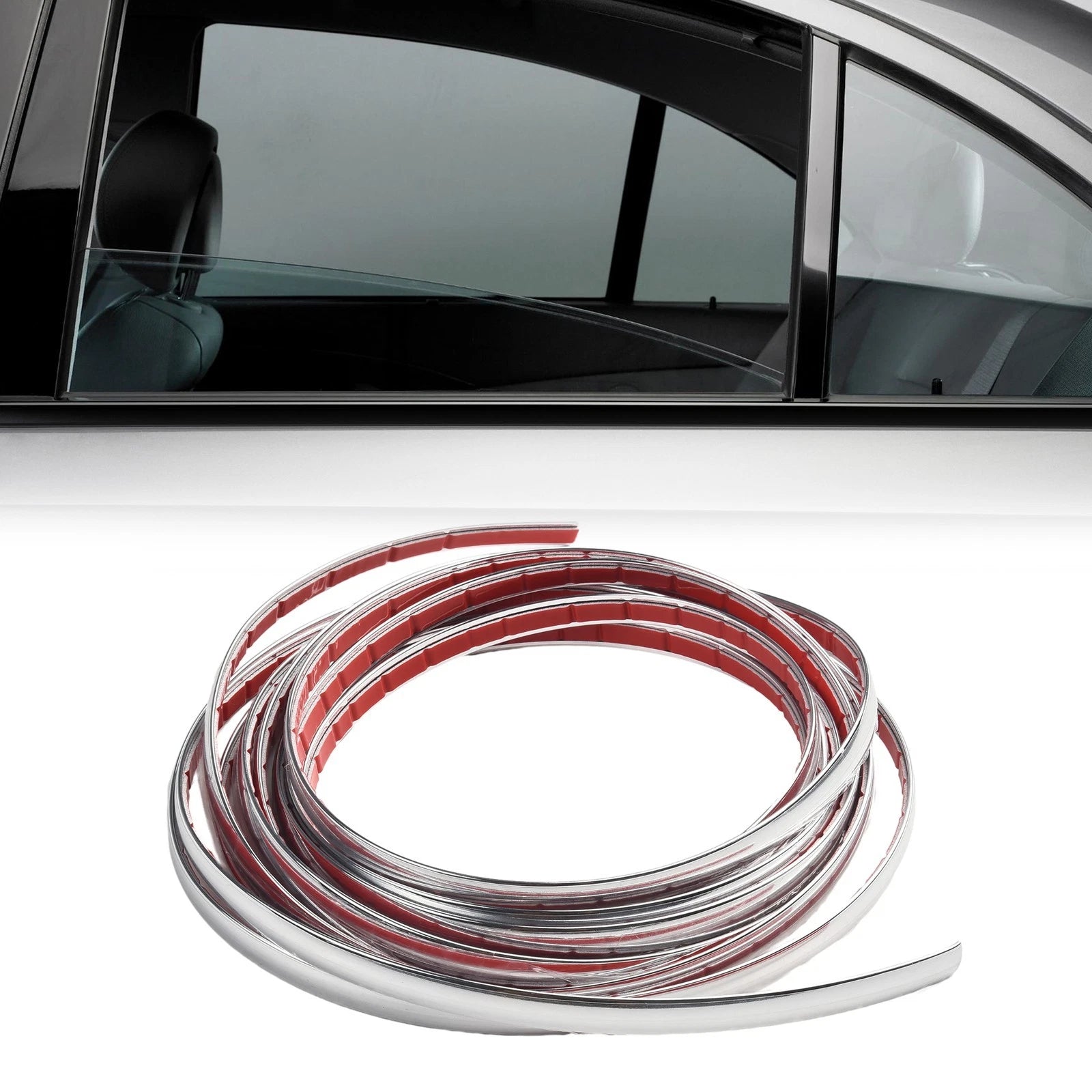 Chrome Trim Molding Strip for Car Door Side Protector (1Pcs)