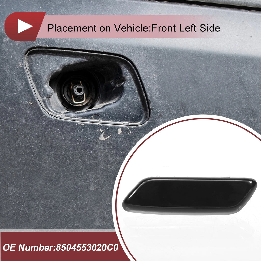 Front Left Washer Nozzle Cover Cap for Lexus IS250 (2009–2010) Black
