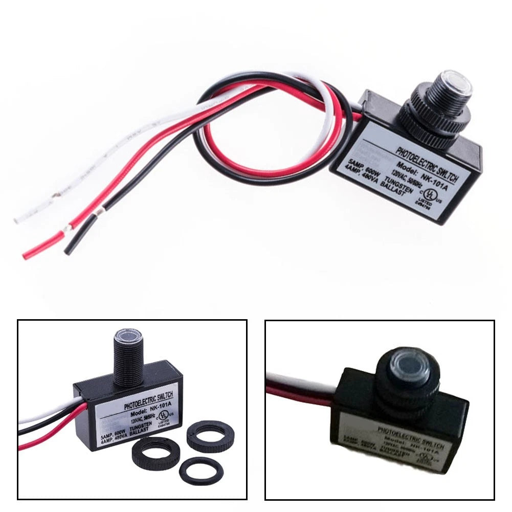 Automatic Dusk to Dawn Sensor NK-101A for Outdoor Light Control (120VAC)