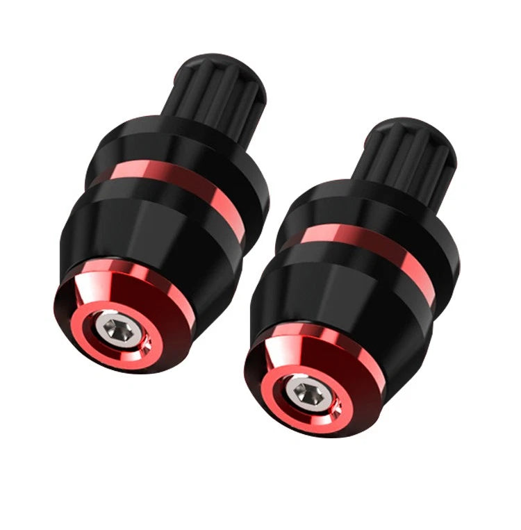 22mm Motorcycle Handlebar Grips Bar End Slider Cap Plugs for Universal Models