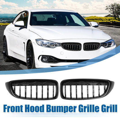 Hood Bumper Grille Pair Front for BMW 428i xDrive 430i xDrive (2014–2020)
