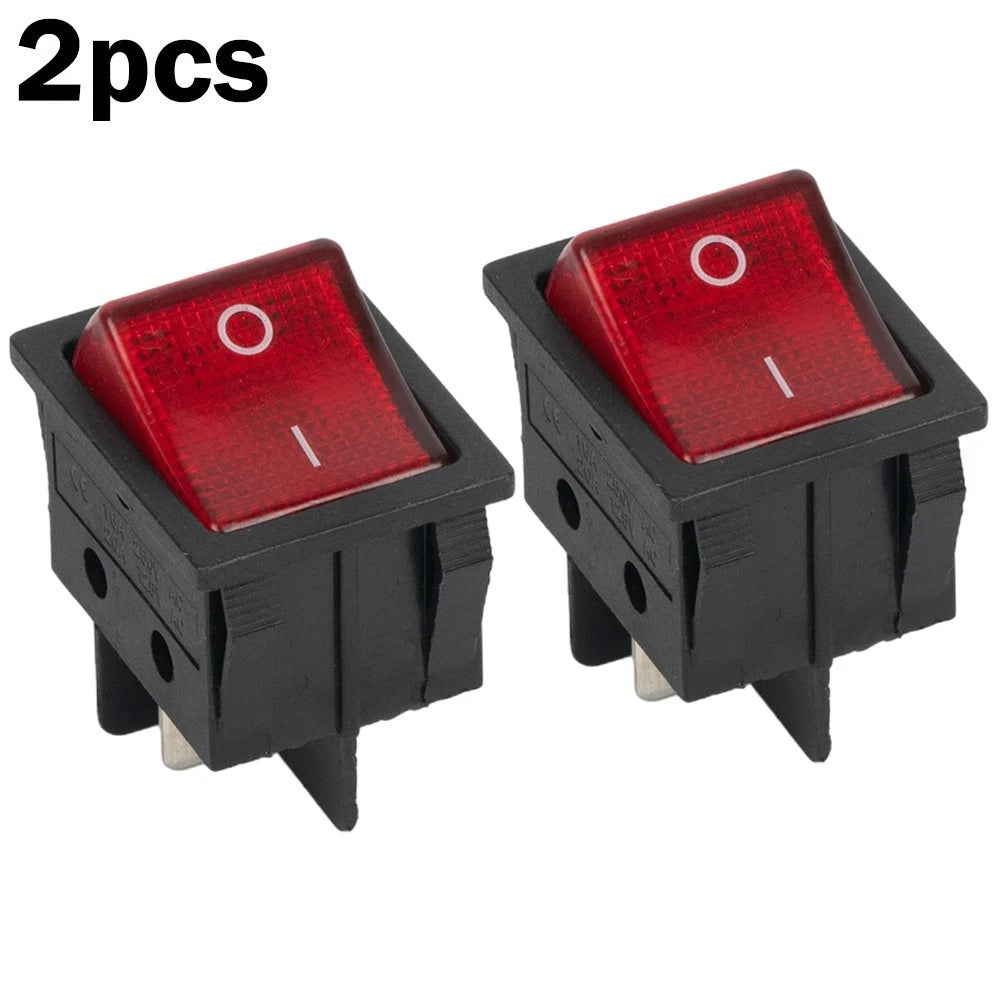 2X 4 Pin Rocker Switch for Power Pump Control (Universal)