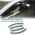 Car Window Deflectors Side Window Vent Visor for Honda Civic Hatchback (2016–2021)