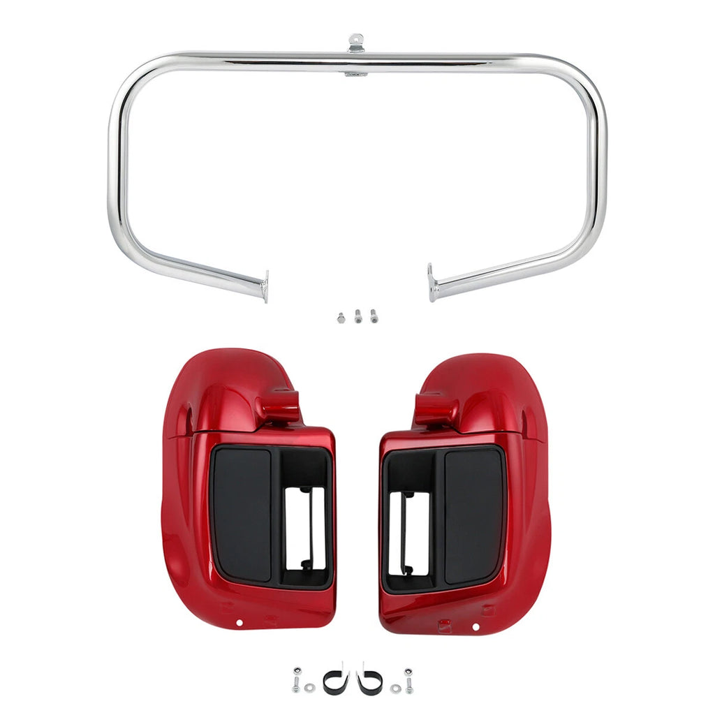 Lower Vented Fairings Engine Guard Bar for Harley Road Glide (2014–2023)