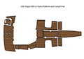 EVA Foam Teak Deck Floor Mat for Regal 1900 LE (2001)