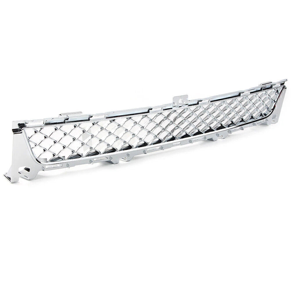 Chrome Front Bumper Lower Center Grille Mesh for Jaguar XJ (2010–2015)