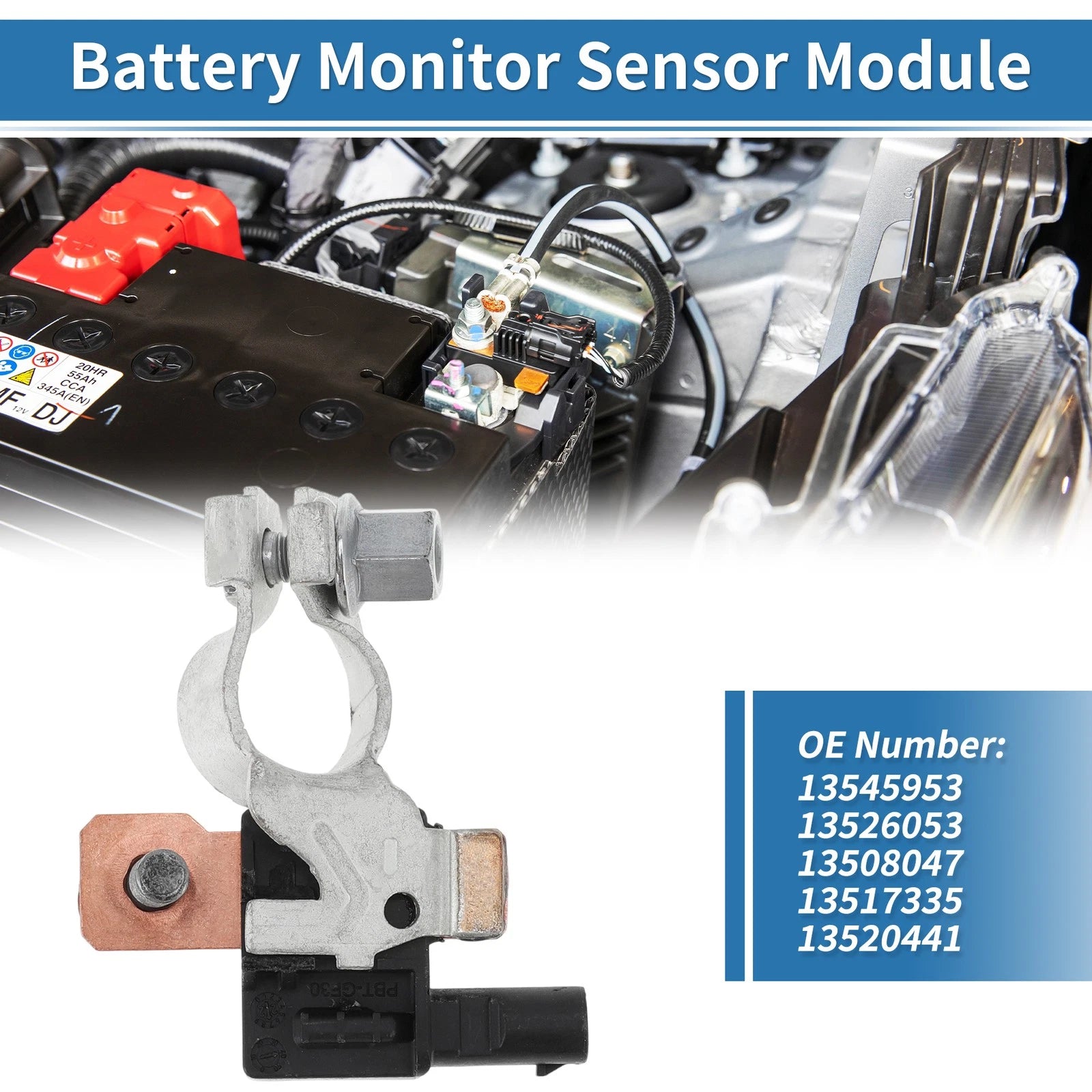 Battery Sensor Replacement for Chevrolet Silverado 1500 2019–2022
