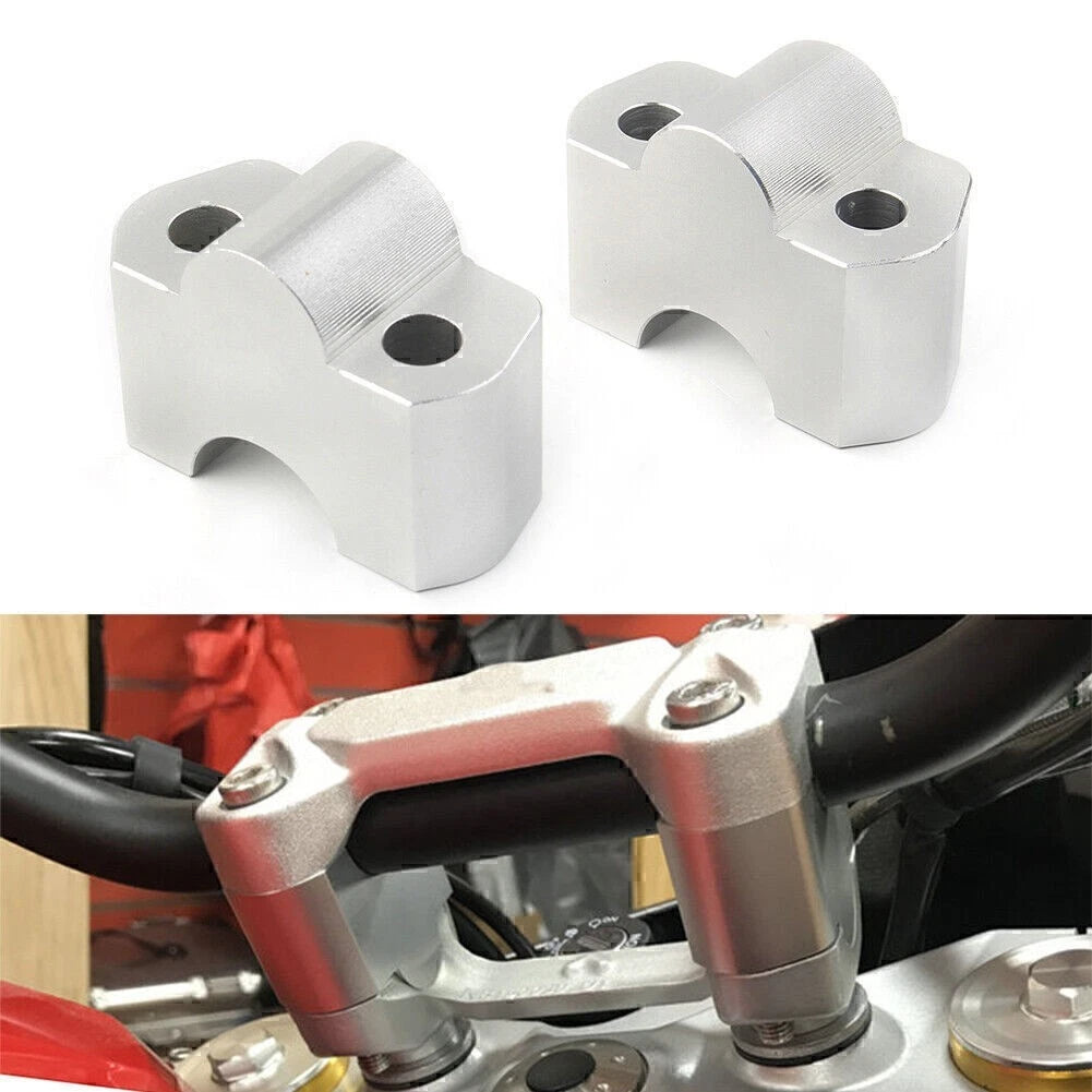 Handlebar Extension Riser for BMW G310GS G310R (2017–2020) Silver