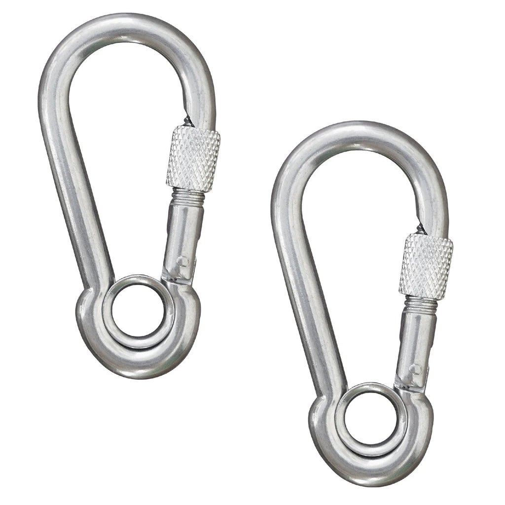 2X Snap Hook with Thimble Eye & Barrel Lock for Various Applications (3-1/8")