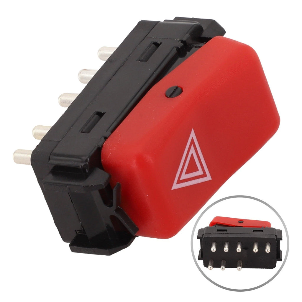 Hazard Light Flasher Switch for W201 E190 (A1248200110) Red Color