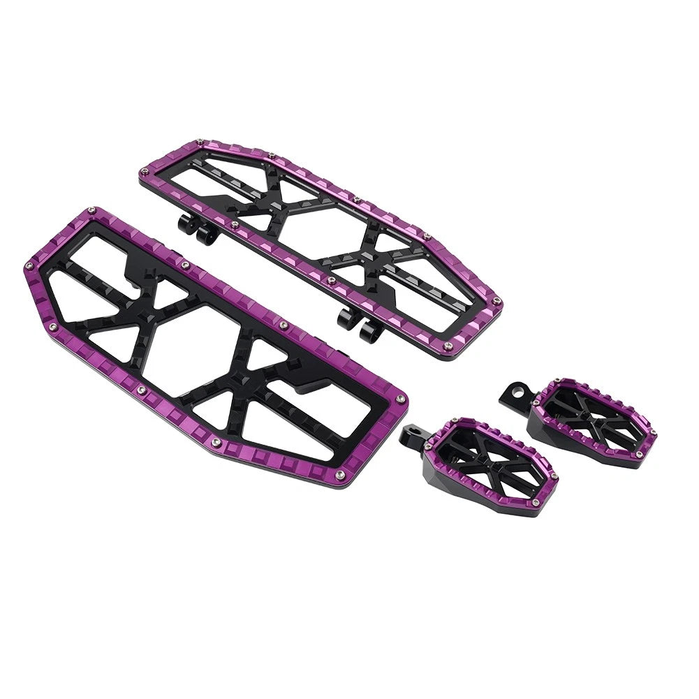 Driver Passenger Floorboard Foot Peg Pedals for Harley Electra Road Glide
