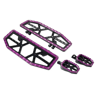Driver Passenger Floorboard Foot Peg Pedals for Harley Electra Road Glide