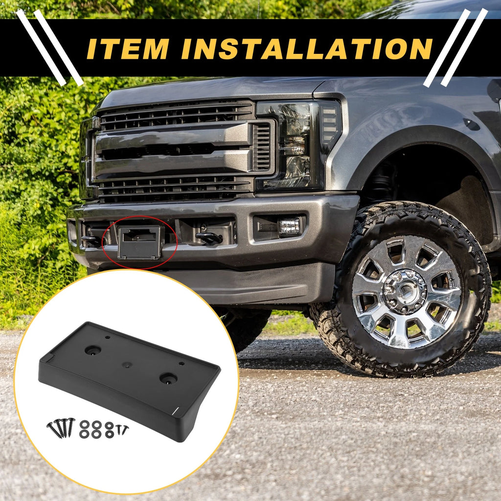Front License Plate Bracket Holder Replacement for Ram 1500 (2018–2023)