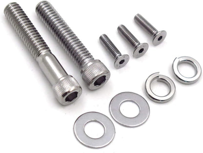 Mirror Mounting Screw Bolts for Harley Dyna, Sportster, Softail, Touring (Custom)