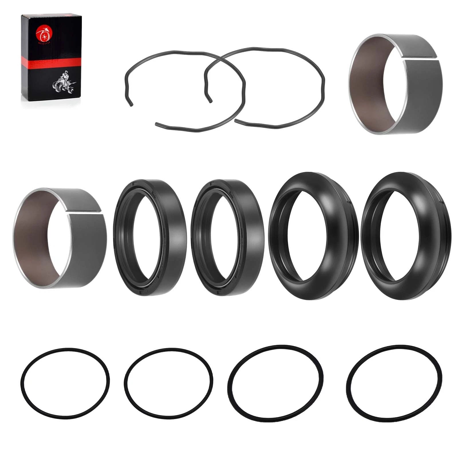 Front Fork Bushing Dust Seal Oil Seal for Suzuki GSX-R1000 (2009–2024) 51173-27G00