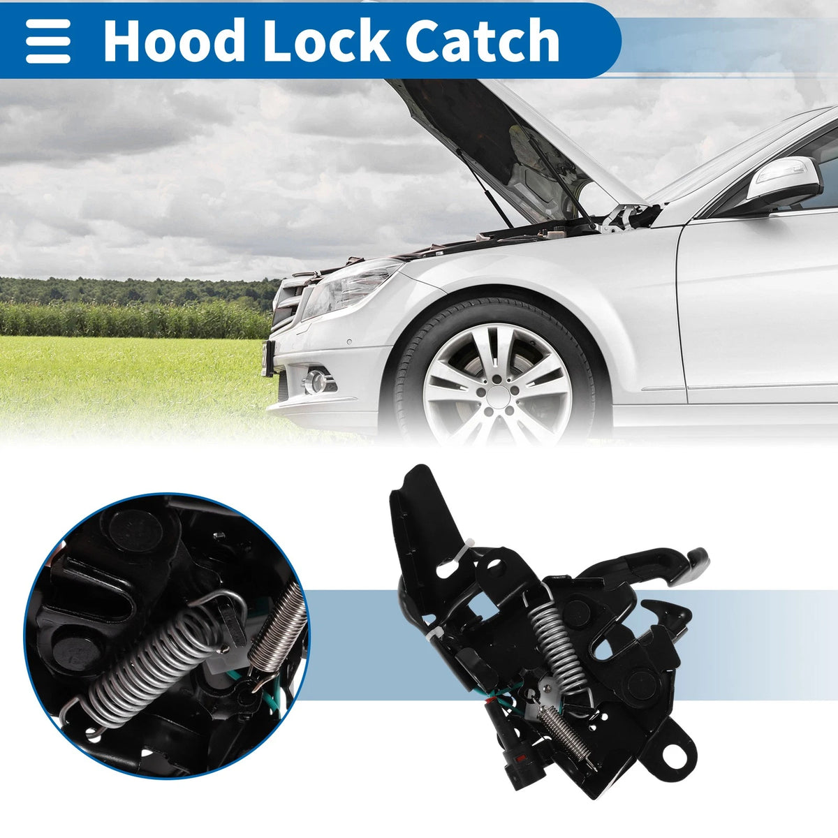 Hood Latch Assembly OEM Replacement for Toyota Corolla (2020–2023)
