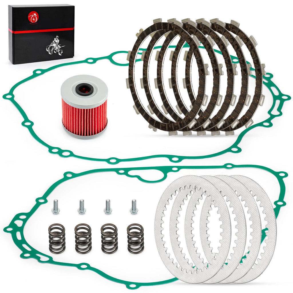 Clutch Friction Plates & Gasket Kit for Kawasaki Bayou KLF300, Lakota KEF300