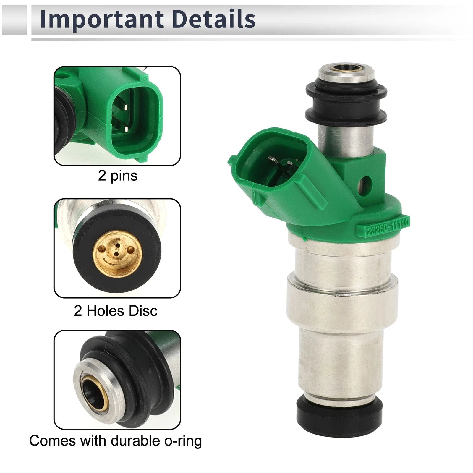 Fuel Injector Replacement for Toyota Paseo 1.5 Base (1996–1998) 1 Pc