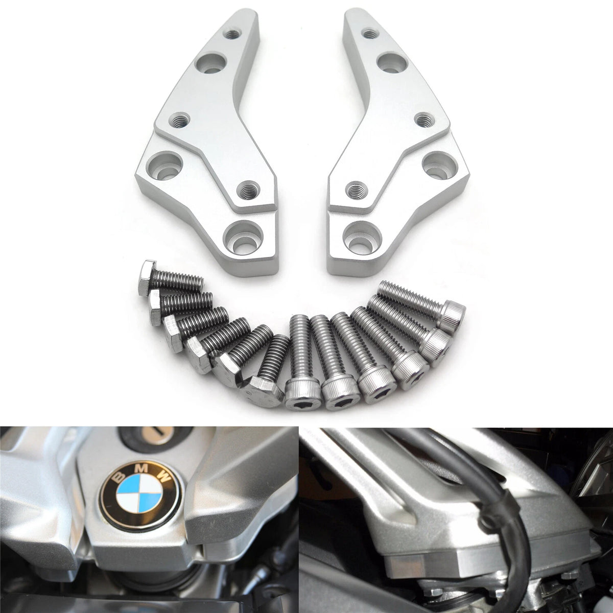 Pullback Handlebar Risers for BMW K1600GTL/GT (2012–2019)