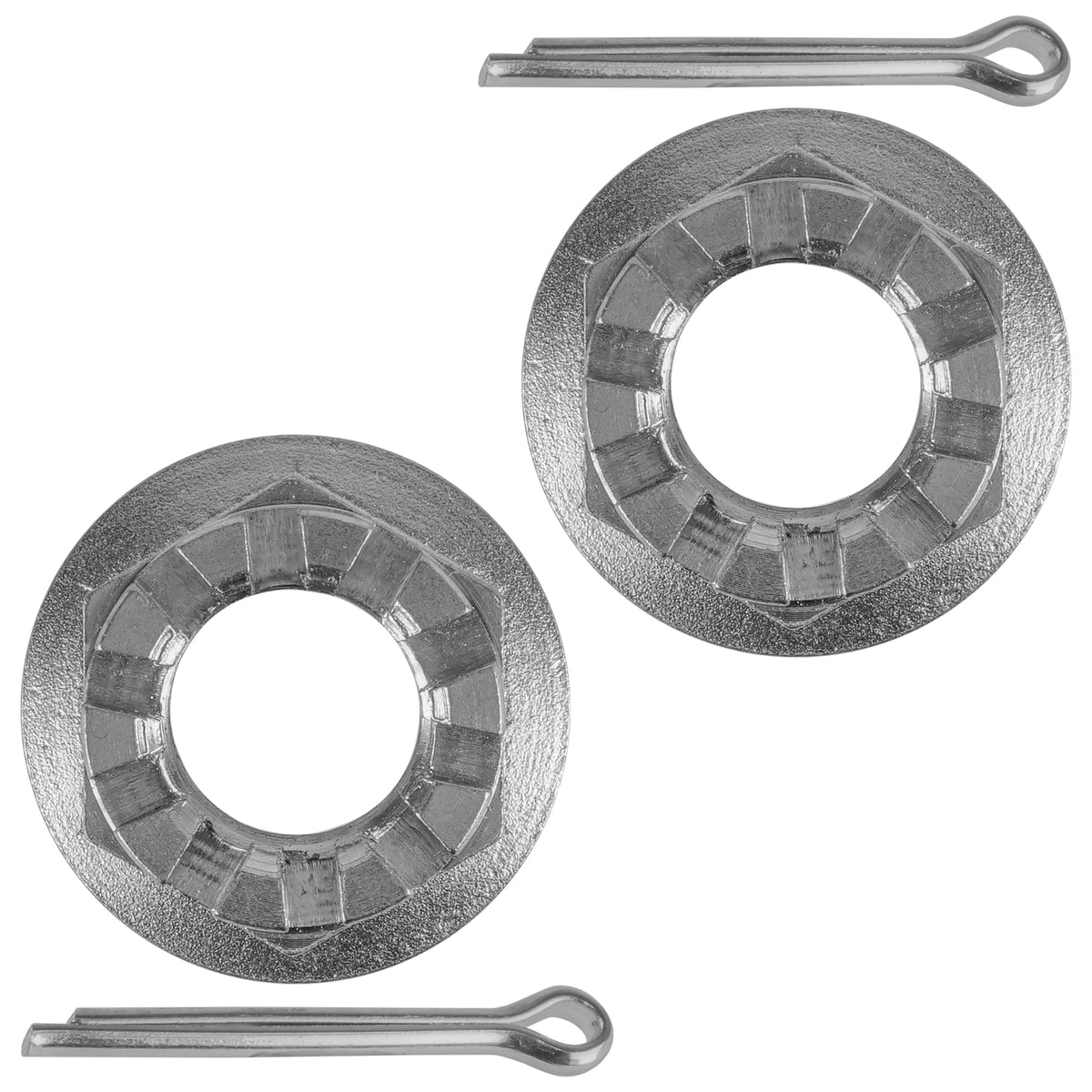 Set of 2 Front Axle Castle Nuts for Honda TRX200 FourTrax 1990–1997