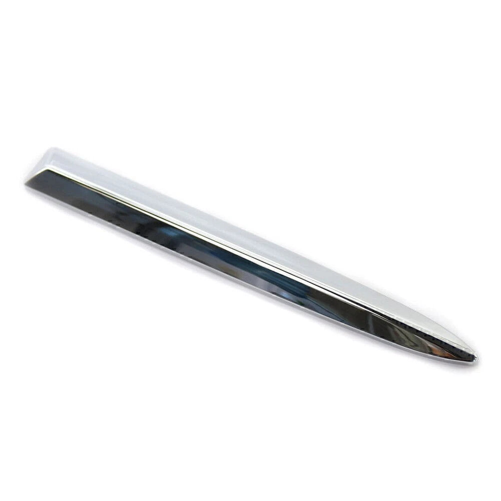 Front Bumper Upper Panel Trim Cover for Fiat 500 (2007–2015) Chrome Left