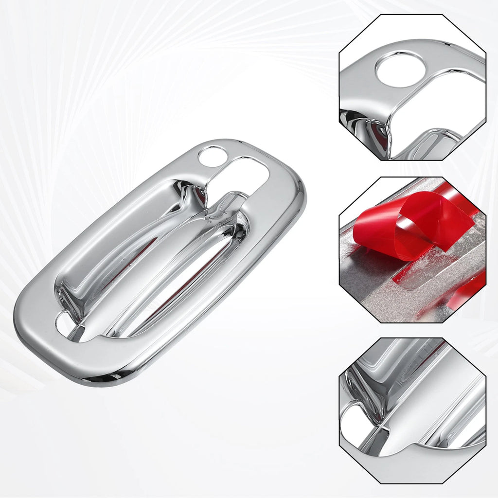 Pair Exterior Door Handle Cover Replacement for Chevrolet Tahoe (2000–2006)