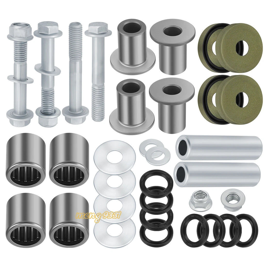 Upper & Lower Front A Arm Bushing Bearing for Suzuki Z400 (2003–2008) & Kawasaki KFX400 (2003–2006)
